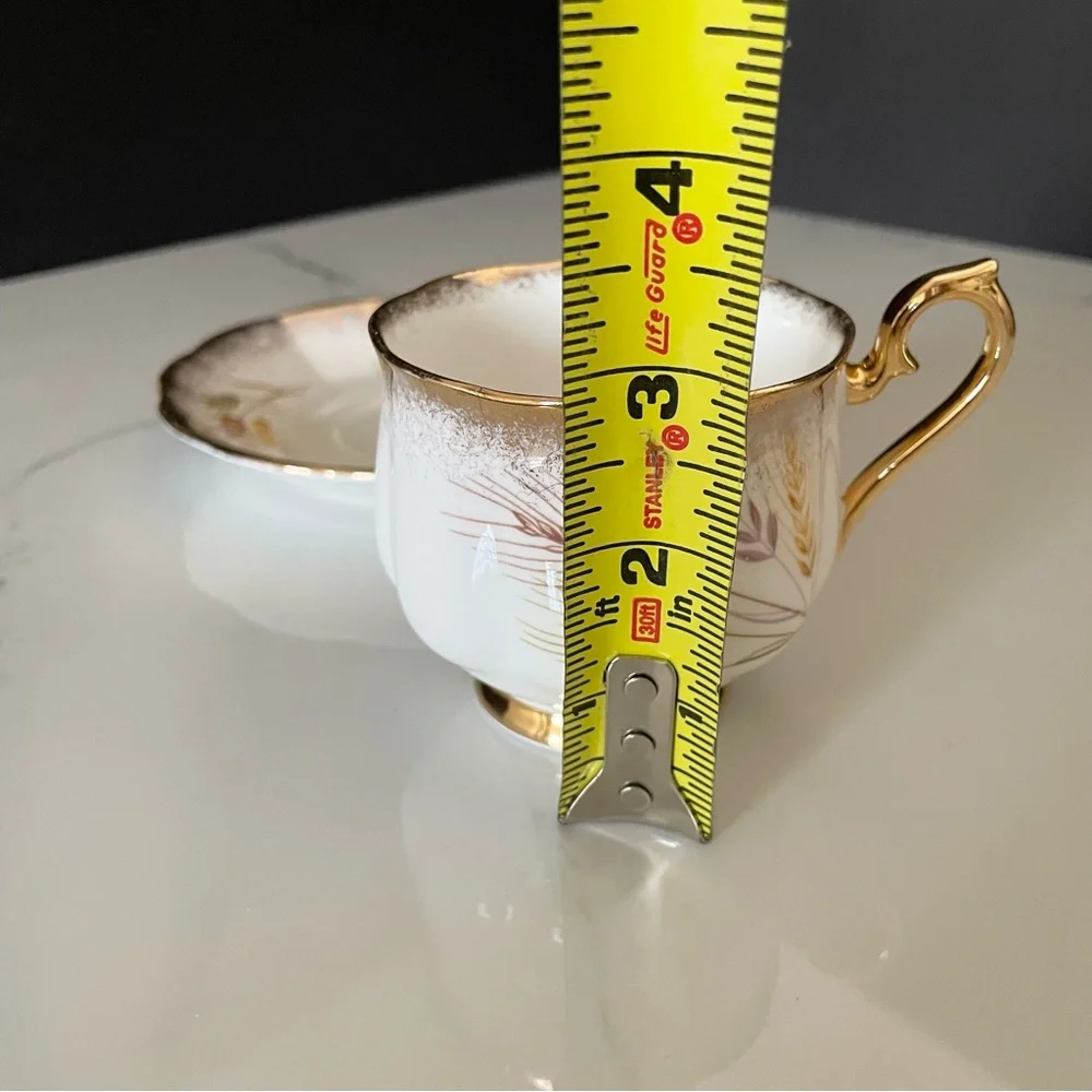 Golden Wheat Cup & Saucer by Royal Albert